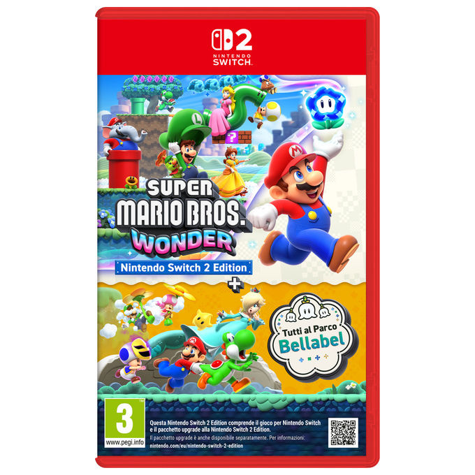 Nintendo 10016299 Super Mario Bros. Wonder Switch 2 Edition Tutti al Parco Bellabel Videogioco Azione Avventura Nintendo Switch 2 Multiplayer