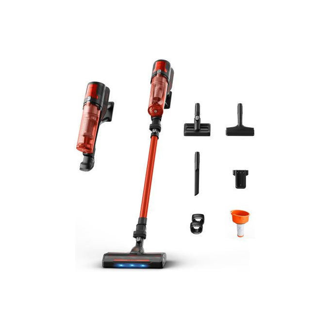 Rowenta RH1872 X-Force 8.80 Aspirapolvere Senza Filo Ciclonica 1 L 100 AW 60 min Animal Care 4 in 1 colore Rosso