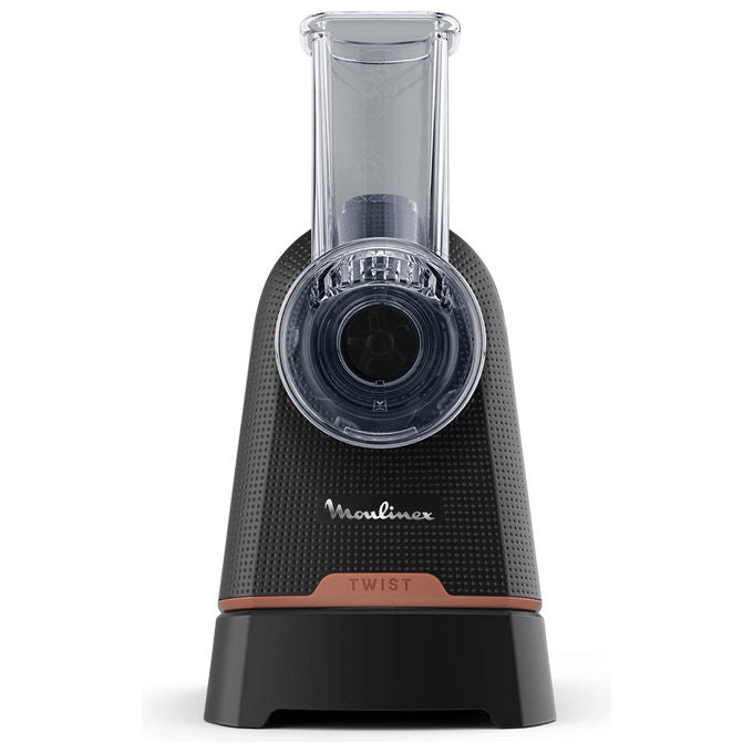Moulinex DK8638E0 Fresh Express Twist Grattugia Elettrica Tagliaverdure 3 Funzioni 150W colore Nero