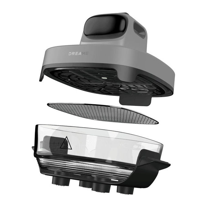Dreame TASTI Friggitrice ad aria 4.5 L 1500 W Doppio Cestello Vetro Borosilicato Controllo Touch colore Nero
