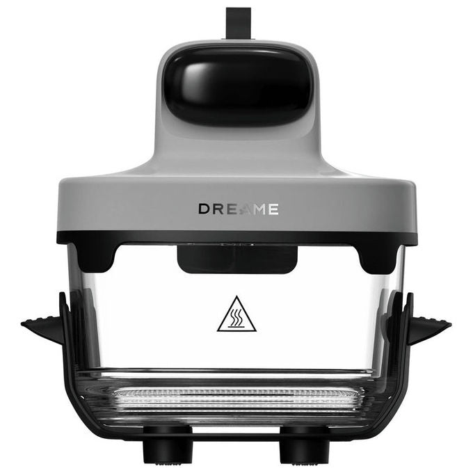 Dreame TASTI Friggitrice ad aria 4.5 L 1500 W Doppio Cestello Vetro Borosilicato Controllo Touch colore Nero