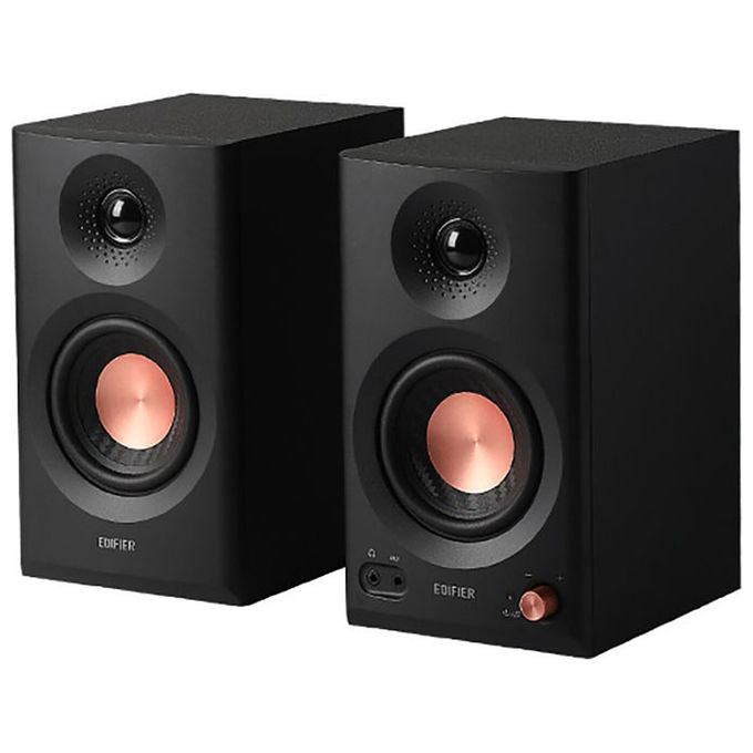Edifier MR3 Casse Monitor Attive 2.0 Bluetooth 5.4 36W Driver 3,5'' Tweeter 1'' Hi-Res Audio colore Nero