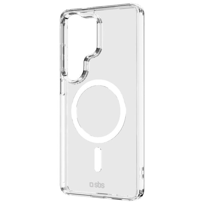 SBS TELIGMAGSAS26UT Light Mag Cover Samsung Galaxy S26 Ultra MagSafe TPU PMMA Ricarica Wireless colore Trasparente