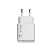 Tiemme 3637W Caricabatterie da Rete 1 Porta USB-A 5W compatibile Smartphone Tablet colore Bianco