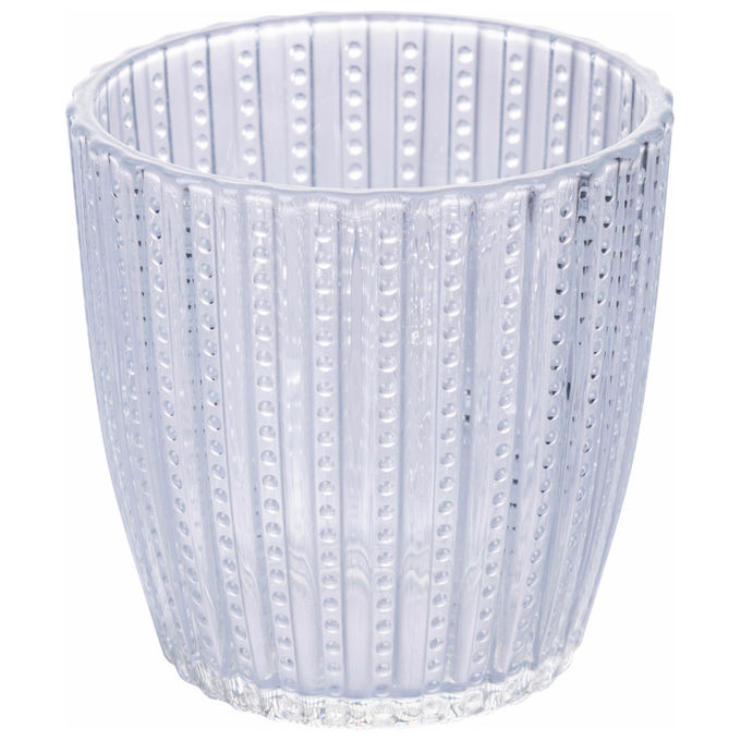 Villa d'Este Home Tivoli 5915939 Geometrie Clear Set 6 Bicchieri da Acqua in Vetro 380 ml colore Trasparente