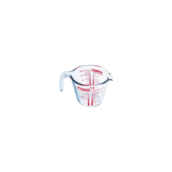 Pyrex 263B000 Classic Caraffa Graduata in Vetro Borosilicato 0,5 L Microonde e Lavastoviglie colore Trasparente