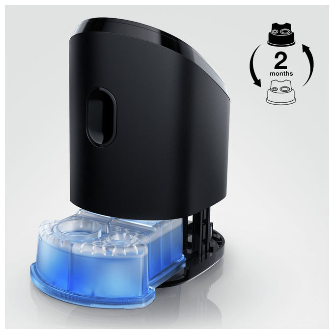 Braun CCR2 Clean and Renew Cartucce di ricarica per rasoio elettrico confezione da 2 pezzi colore Azzurro