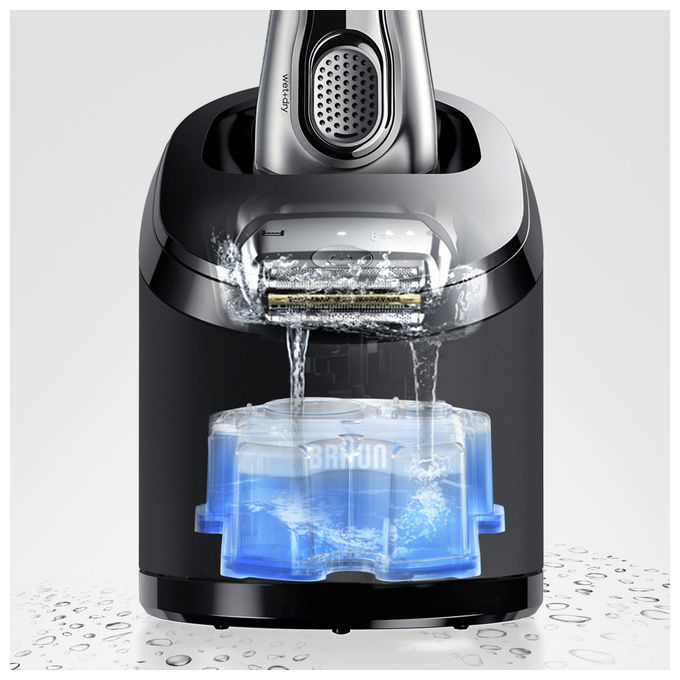 Braun CCR2 Clean and Renew Cartucce di ricarica per rasoio elettrico confezione da 2 pezzi colore Azzurro