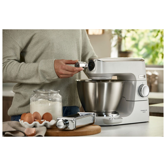 Kenwood KAT002ME Adattatore Accessorio per Impastatrice compatibile Chef Major e kMix colore Alluminio