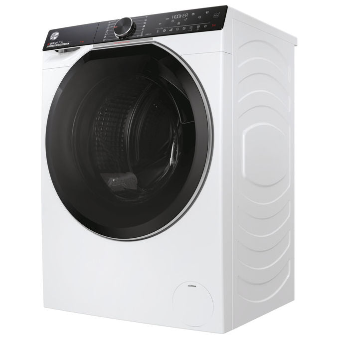 Hoover H7W 412MBC8-S H-Wash 700 Lavatrice Frontale 12 Kg 1400 rpm Classe A Inverter Vapore Wi-Fi (85x60x67 cm) colore Bianco