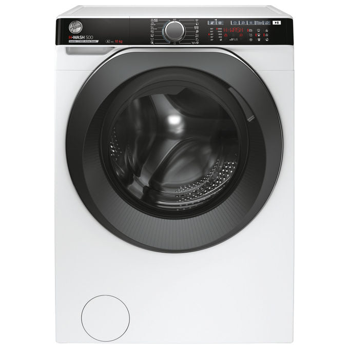 Hoover HWP410AMBC7-1-S H-WASH 500 Lavatrice Carica Frontale 10 Kg 1400 rpm Classe A Inverter Wi-Fi Vapore (85x60x58 cm) colore Bianco