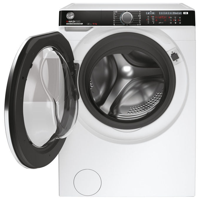 Hoover HWP410AMBC7-1-S H-WASH 500 Lavatrice Carica Frontale 10 Kg 1400 rpm Classe A Inverter Wi-Fi Vapore (85x60x58 cm) colore Bianco