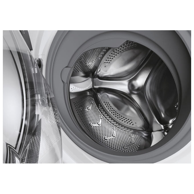 Hoover HWP410AMBC7-1-S H-WASH 500 Lavatrice Carica Frontale 10 Kg 1400 rpm Classe A Inverter Wi-Fi Vapore (85x60x58 cm) colore Bianco