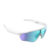 Nilox Sorapis Occhiali Smart Sportivi Audio Open-Ear Bluetooth 5.0 Filtro Luce Blu UV400 Autonomia 5h IPX4 colore Bianco