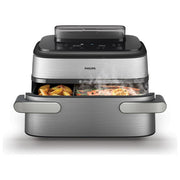 Philips NA565-02 Serie 5000 Friggitrice ad aria 9.5 L 2750 W 28 programmi Vapore SteamClean Touch colore Nero Argento