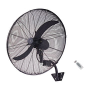 Bimar VIM60 Ventilatore Industriale da Parete 60 cm 3 Velocita' Oscillazione Automatica Timer 7h30 Telecomando colore Nero