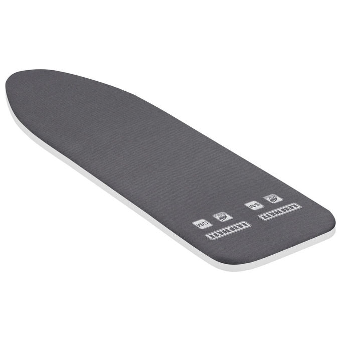 Leifheit 71679 Thermo Reflect Copri Asse da Stiro S-M 125x40 cm certificato OEKO-TEX colore Nero