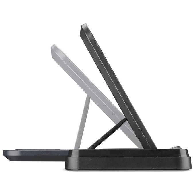 Cellularline WIRESTAND3IN1FBK Triple Station Caricabatterie Wireless 3 in 1 15W Apple Watch colore Nero