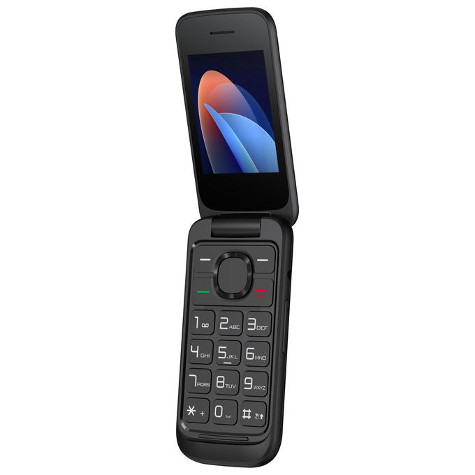 TCL ONETOUCH 5023 Telefono Cellulare Basic Clamshell Dual SIM 2G Display 2.4'' Bluetooth 3.0 Batteria 970 mAh colore Nero