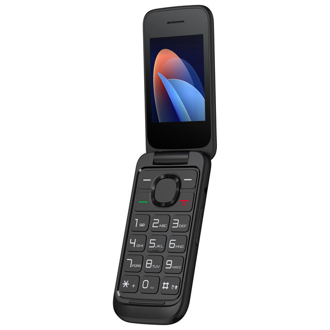 TCL ONETOUCH 5023 Telefono Cellulare Basic Clamshell Dual SIM 2G Display 2.4'' Bluetooth 3.0 Batteria 970 mAh colore Nero