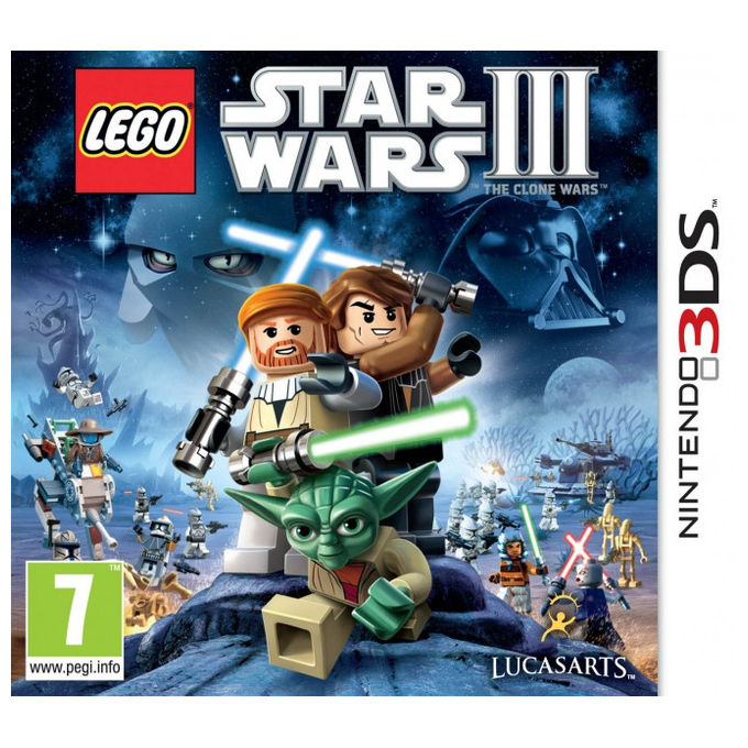 Activision 3DS-LSW3 LEGO Star Wars III La Guerra dei Cloni Gioco Nintendo 3DS Azione Avventura PEGI 7