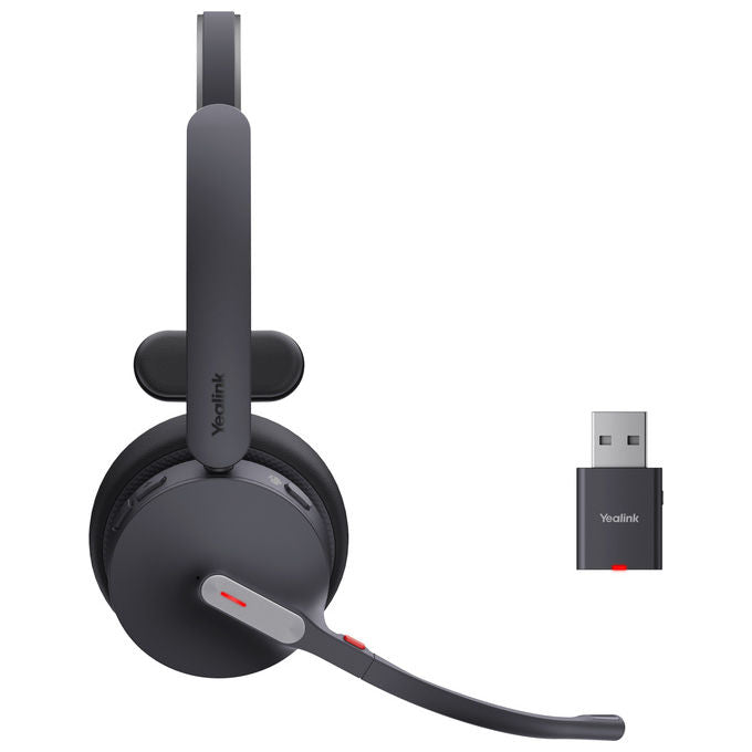 Yealink WH64 HYBRID MONO TEAMS Auricolare Wireless DECT Bluetooth 5.2 Ufficio colore Nero
