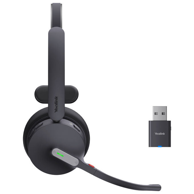Yealink WH64 HYBRID MONO TEAMS Auricolare Wireless DECT Bluetooth 5.2 Ufficio colore Nero