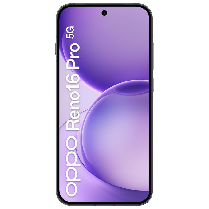 Oppo RENO16 PRO 5G Smartphone 6.32'' MediaTek Dimensity 8550 12GB 512GB Tripla Cam 200MP 6000mAh 80W colore Nero