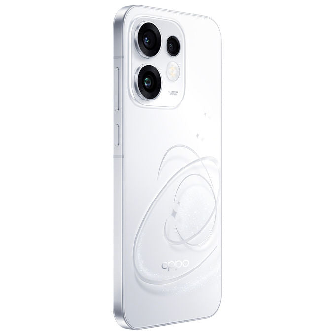 Oppo RENO16 5G Smartphone Snapdragon 7 Gen 4 8GB 512GB AMOLED 6.32'' 50MP Tripla Camera 6000mAh 80W colore Bianco