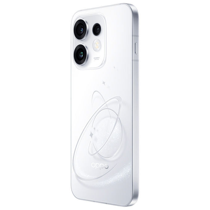 Oppo RENO16 5G Smartphone Snapdragon 7 Gen 4 8GB 512GB AMOLED 6.32'' 50MP Tripla Camera 6000mAh 80W colore Bianco