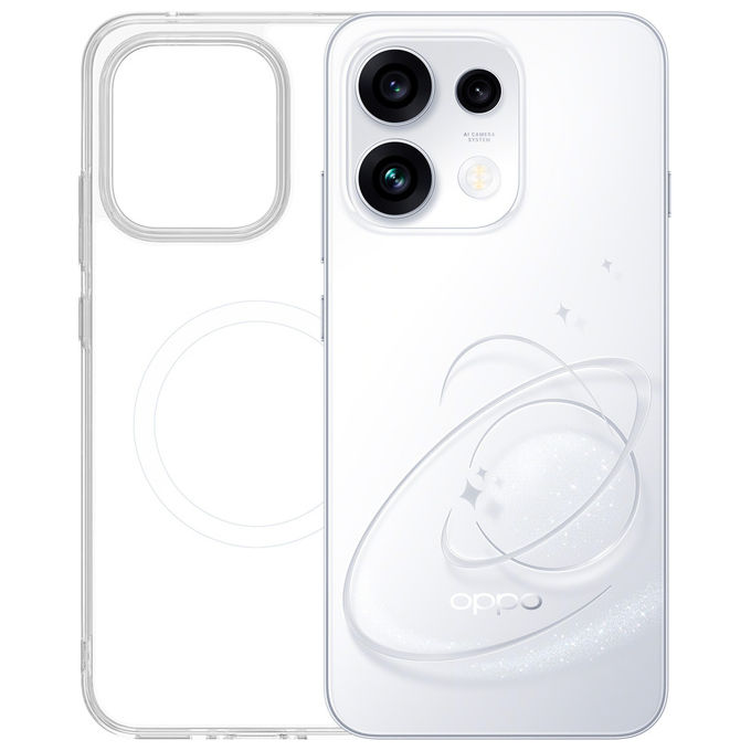 Oppo RENO16 FS 5G Smartphone 6.57'' AMOLED 8 GB 512 GB MediaTek Dimensity 7300 50 MP 6500 mAh SUPERVOOC 45W colore Bianco