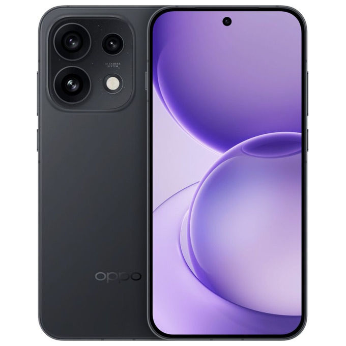 Oppo RENO16 FS 5G Smartphone Display AMOLED Bluetooth 5.4 con Cover Magnetica colore Purple Black