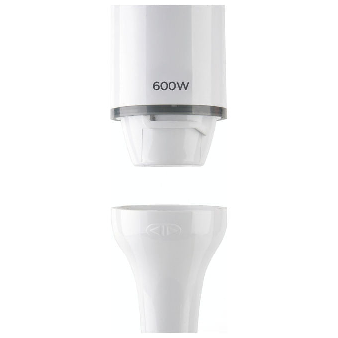 Black and Decker BXHBA600E Frullatore ad Immersione 600 W 20 velocita' funzione Turbo 3 accessori colore Bianco