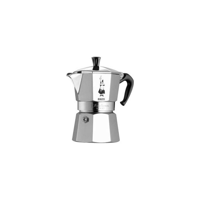 Bialetti 0001103 Moka Express Caffettiera Moka 6 Tazze Alluminio colore Argento