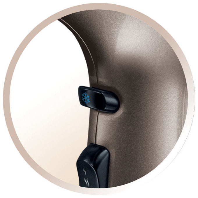 Remington AC8002 Keratin Protect Asciugacapelli 2200W Ceramica Ionica 2 velocita' 3 temperature con Diffusore colore Grigio