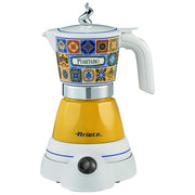 Ariete 1358 Moka Aroma Macchina da caffe' Moka Elettrica 4 tazze 480W colore Bianco 400