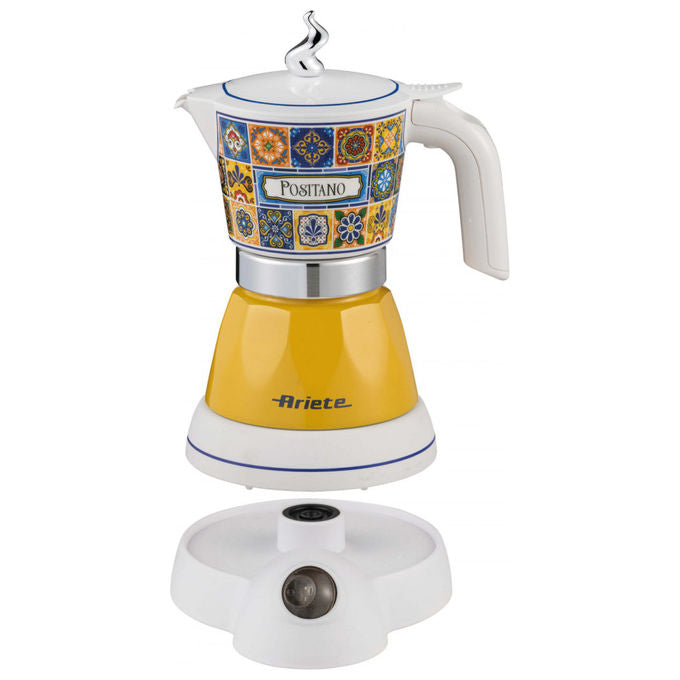 Ariete 1358 Moka Aroma Macchina da caffe' Moka Elettrica 4 tazze 480W colore Bianco 400