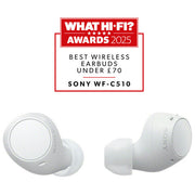 Sony WFC510W Auricolari True Wireless In-ear Bluetooth 5.3 Multipoint IPX4 22h Ambient Sound colore Bianco