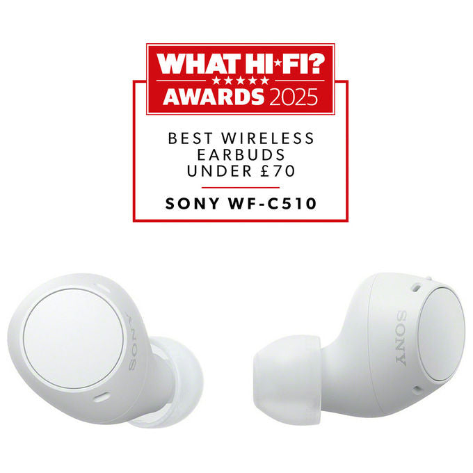 Sony WFC510W Auricolari True Wireless In-ear Bluetooth 5.3 Multipoint IPX4 22h Ambient Sound colore Bianco