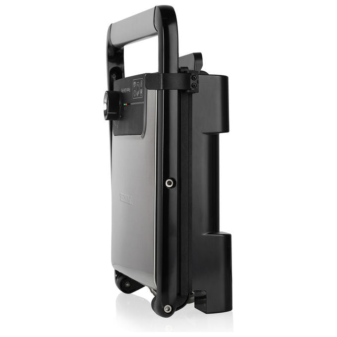 Princess 112425 Panini Grill Pro Griglia Elettrica a Contatto 2000W Piastra Antiaderente Termostato Regolabile 30x27 cm colore Nero