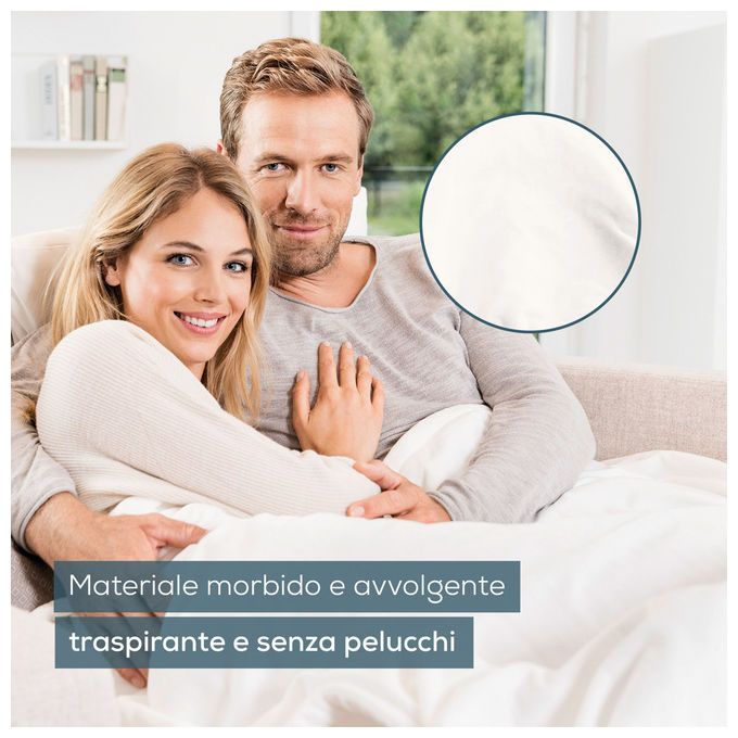 Beurer HD 75 Cosy Termocoperta Elettrica 100W 6 livelli di temperatura spegnimento automatico 180x130 cm colore Bianco