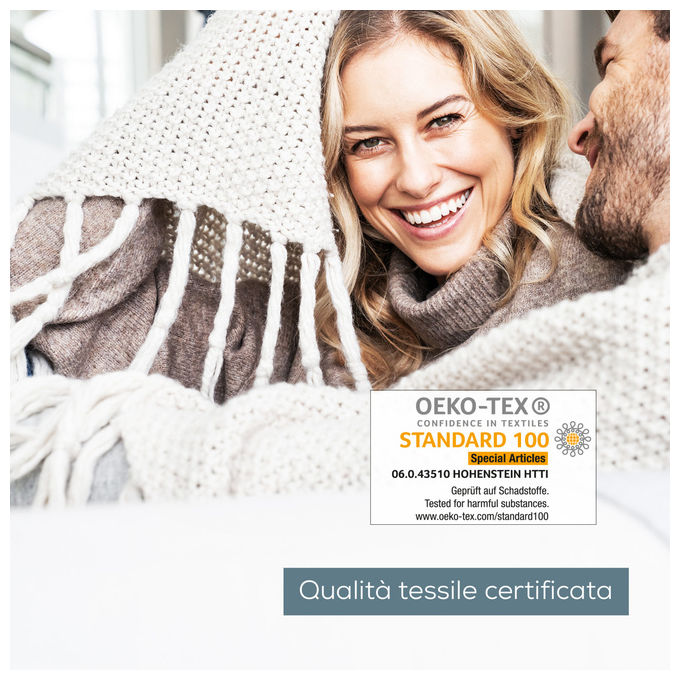 Beurer HD 75 Cosy Termocoperta Elettrica 100W 6 livelli di temperatura spegnimento automatico 180x130 cm colore Bianco