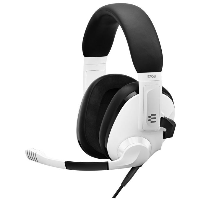 Epos H3 Cuffie Gaming Circumaurali Cablate Microfono a Asta Cancellazione Rumore Passiva Jack 3.5mm colore Bianco
