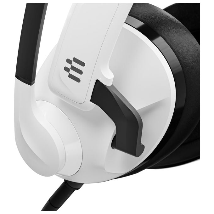 Epos H3 Cuffie Gaming Circumaurali Cablate Microfono a Asta Cancellazione Rumore Passiva Jack 3.5mm colore Bianco