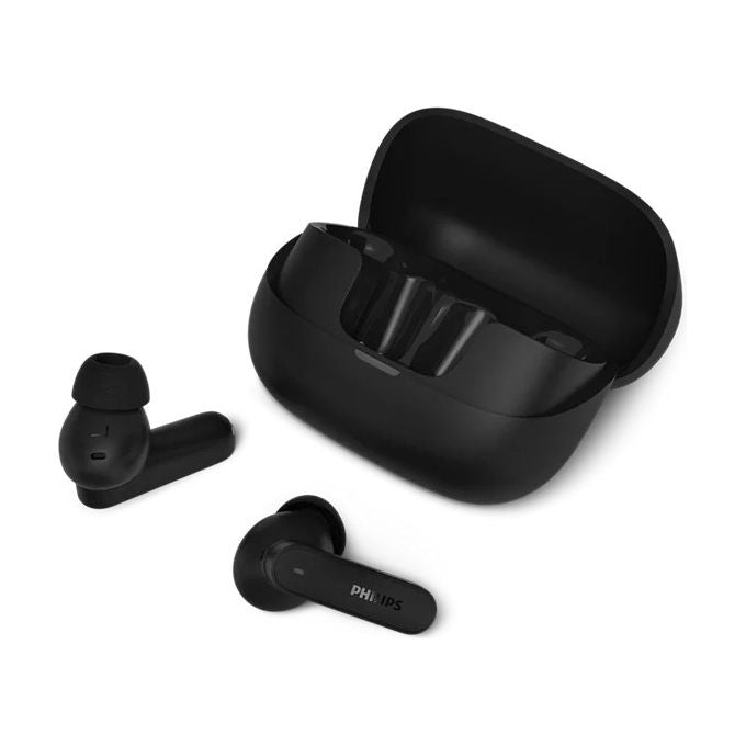 Philips TAT3000BK-00 Auricolari True Wireless In-ear ANC Ibrido Bluetooth 6.0 6 Microfoni IPX4 48h autonomia colore Nero