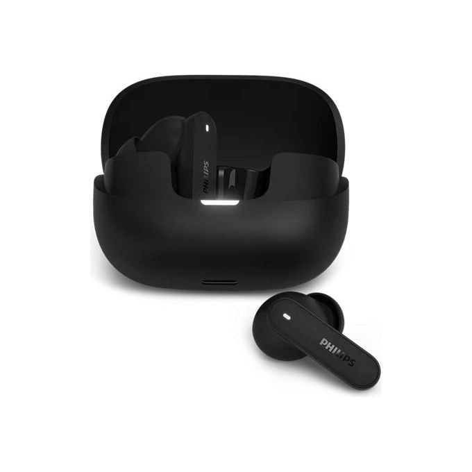 Philips TAT3000BK-00 Auricolari True Wireless In-ear ANC Ibrido Bluetooth 6.0 6 Microfoni IPX4 48h autonomia colore Nero