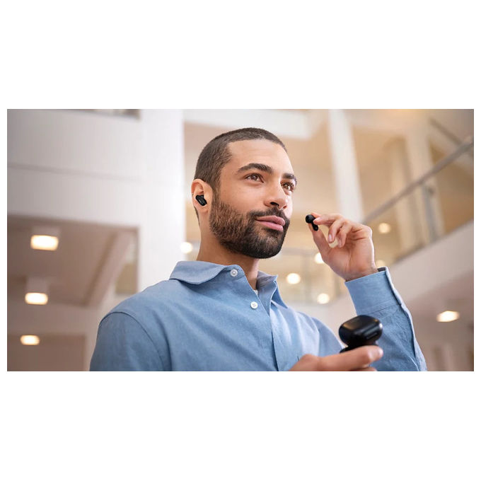 Philips TAT3000BK-00 Auricolari True Wireless In-ear ANC Ibrido Bluetooth 6.0 6 Microfoni IPX4 48h autonomia colore Nero