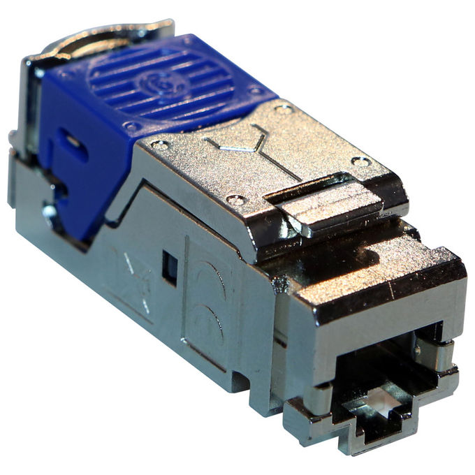 Legrand 033765 LCS3 Connettori RJ45 Cat6 U-FTP STP Set 6 pz supporto PoE+ colore Nero Blu
