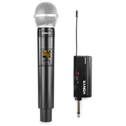 Vonyx WM55 Radiomicrofono Wireless UHF Palmare 16 Canali Portata 50 m Jack 6.35 mm colore Nero Grigio