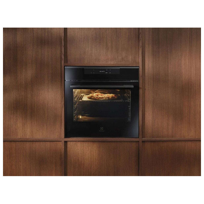 Electrolux EOX8P08WH PizzaExpert Forno da incasso Elettrico Pirolitico 72 L Classe A++ Wi-Fi Touch (59x59x57 cm) colore Nero